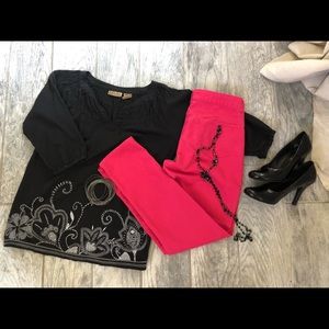 No Boundaries Hot Pink Stretch Skinny Pants